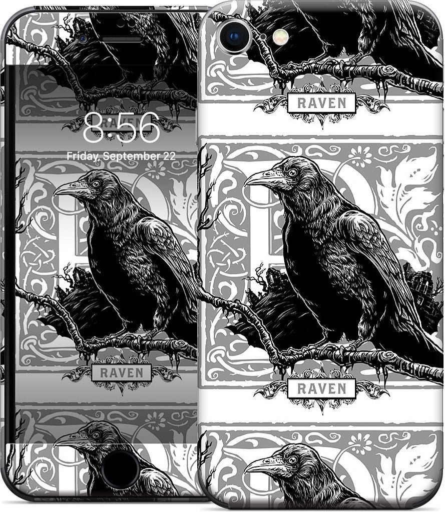 R Is For Raven iPhone Skin