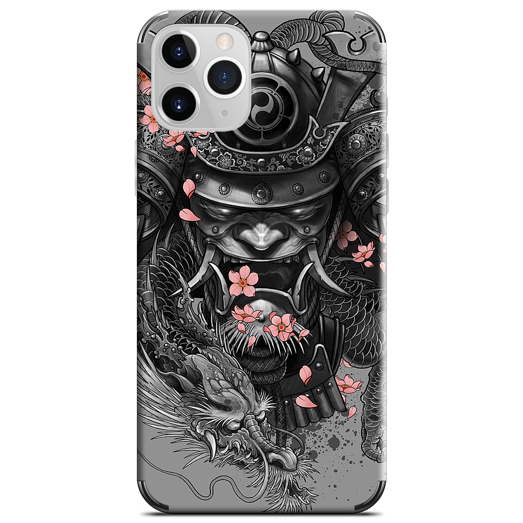 Samurai Dragon iPhone Skin