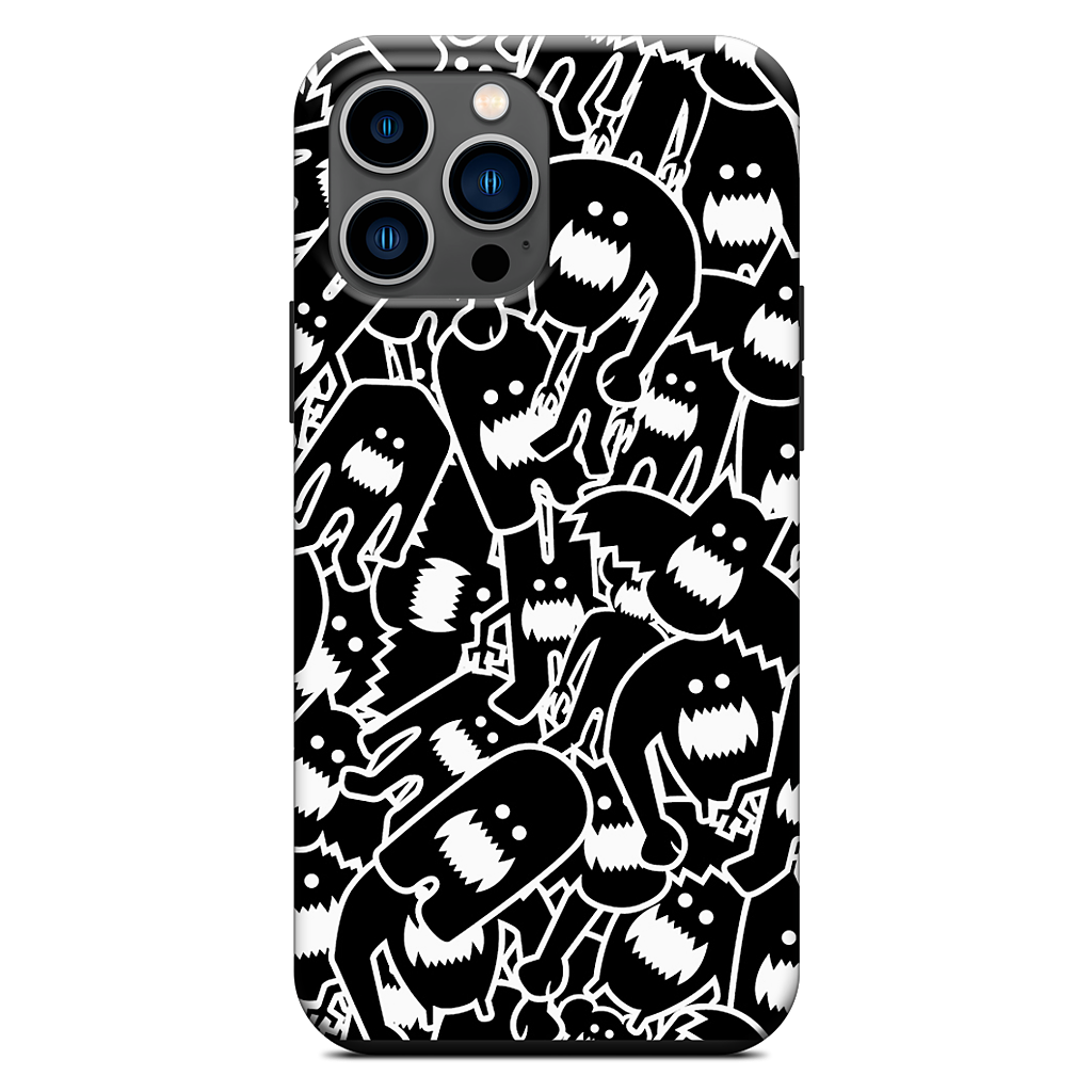 Monster Collage 2 iPhone Case