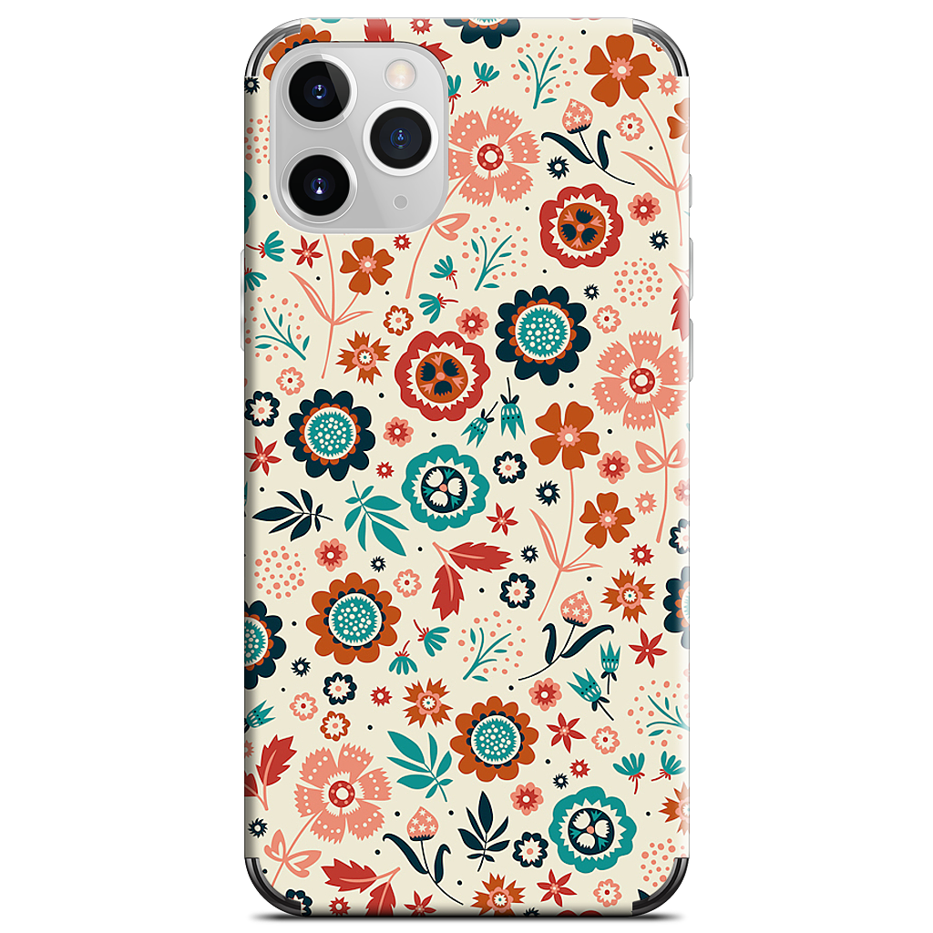 Folk Flowers iPhone Skin