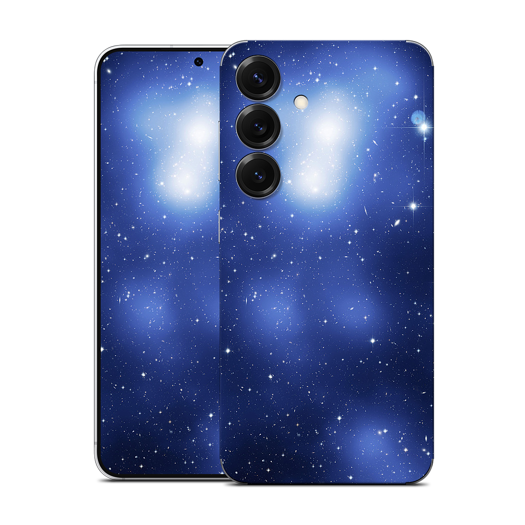 Galaxy Cluster Blue Samsung Skin