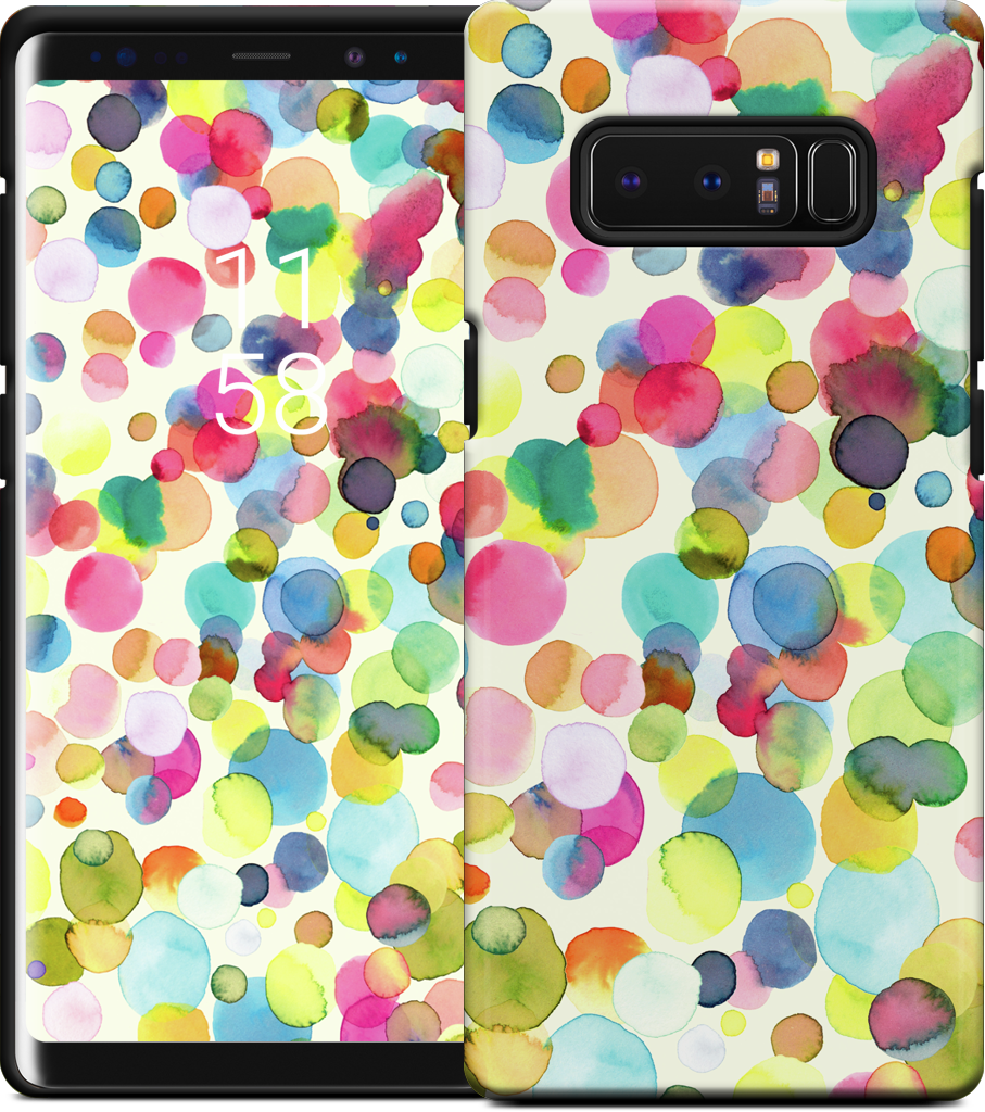Watercolor Colorful Drops Samsung Case