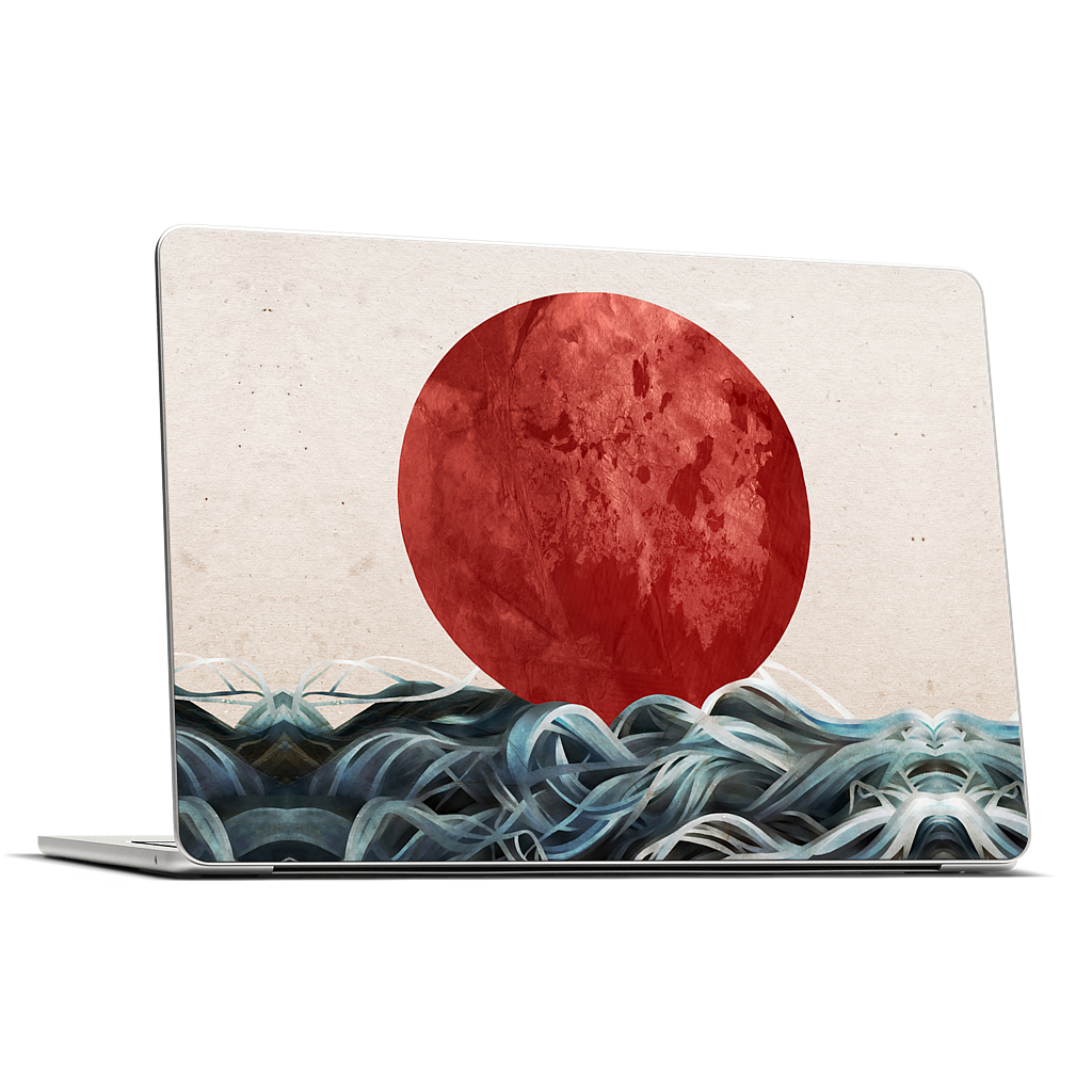 Sunrise in Japan MacBook Skin