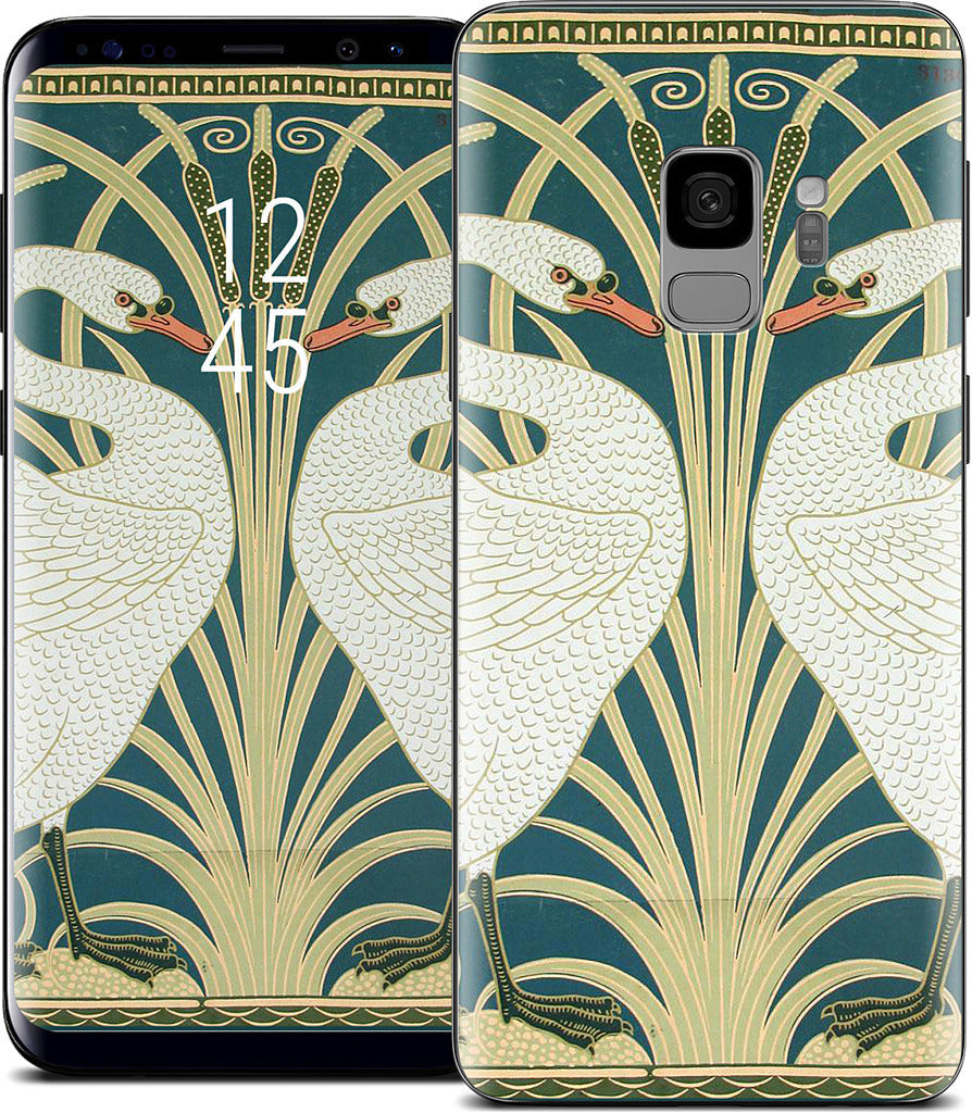 Swans and Irises Samsung Skin