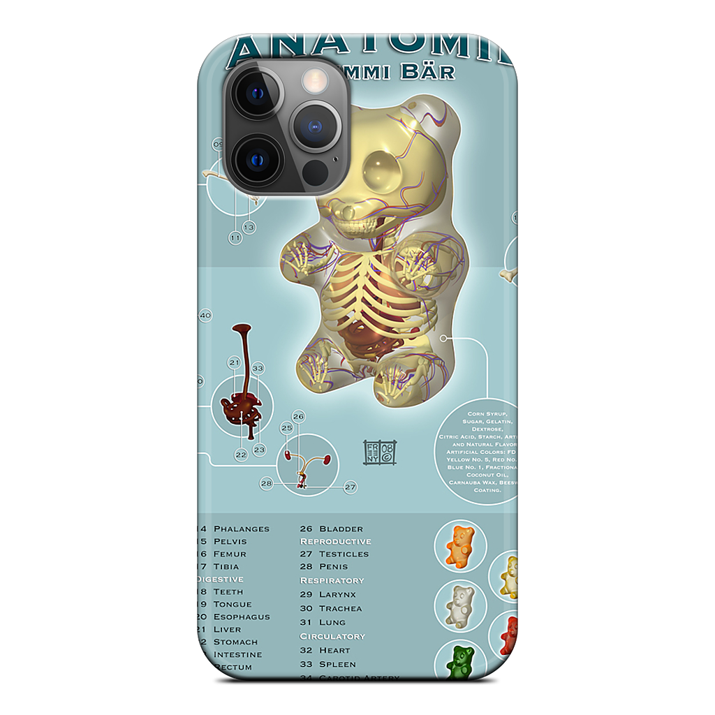 Gummi Anatomie iPhone Case