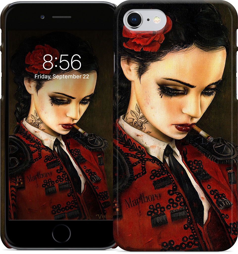 Bull Fight Her iPhone Case