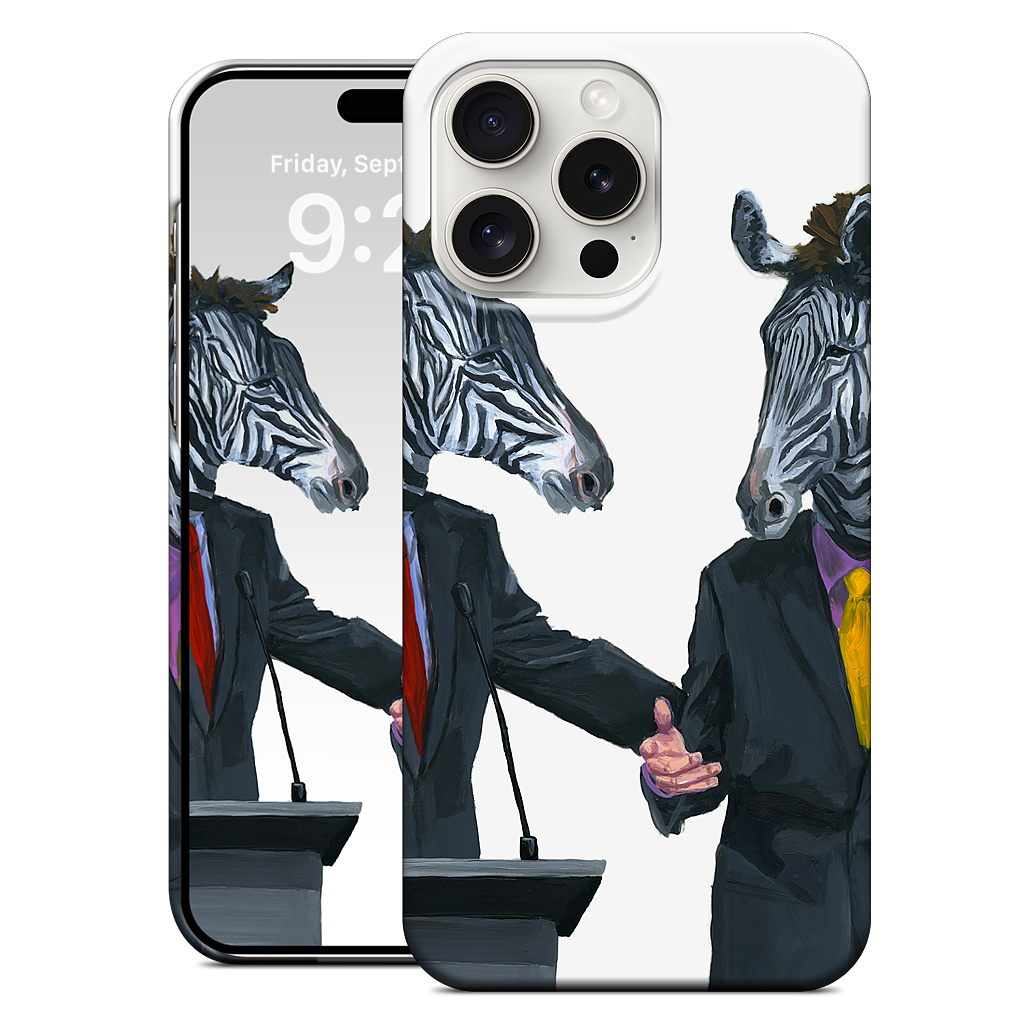Education, The Commerce And Let's See... iPhone Case