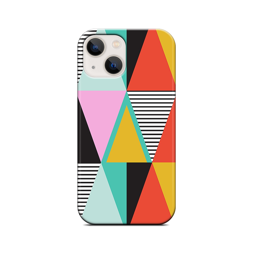 Graphic Triangles iPhone Case