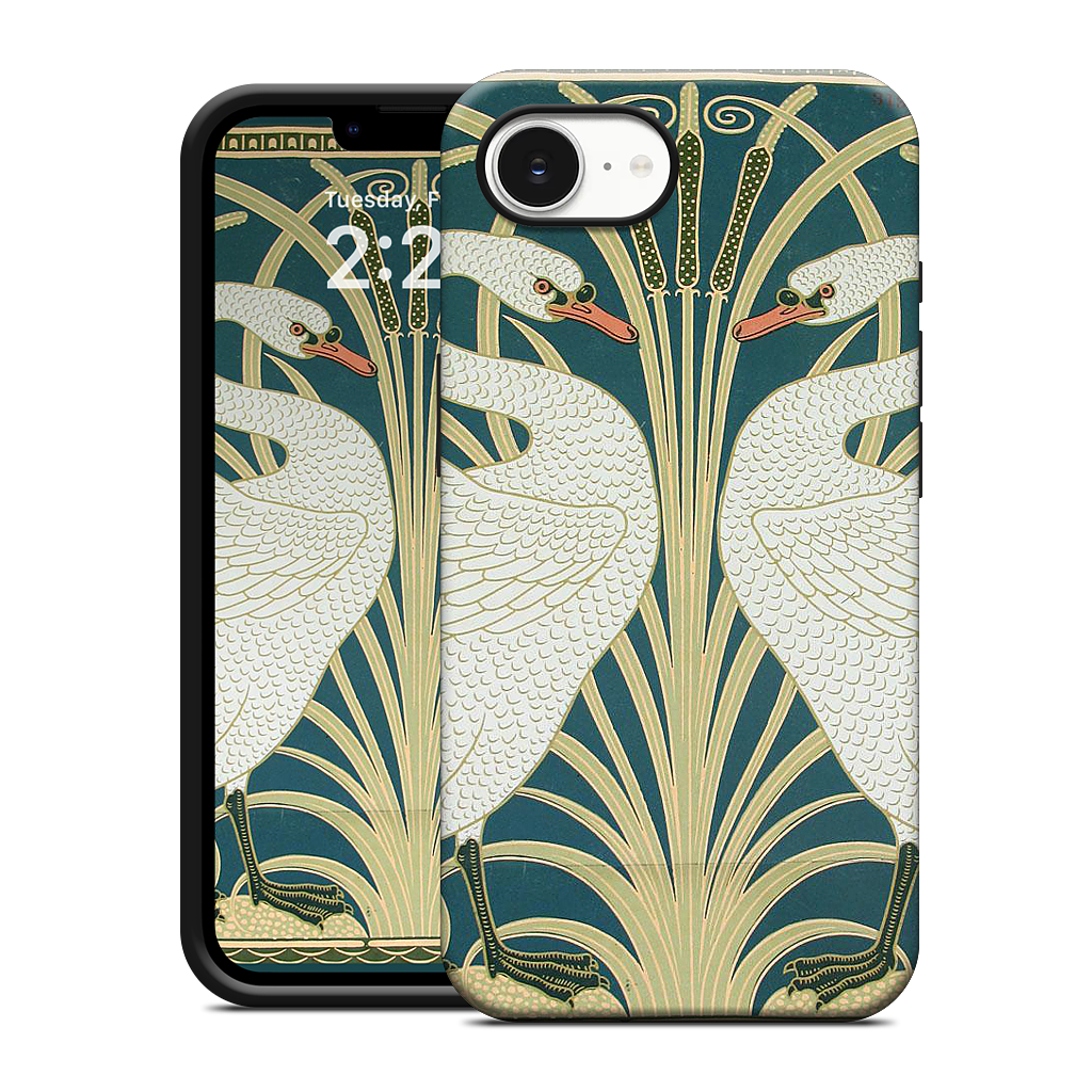 Swans and Irises iPhone Case