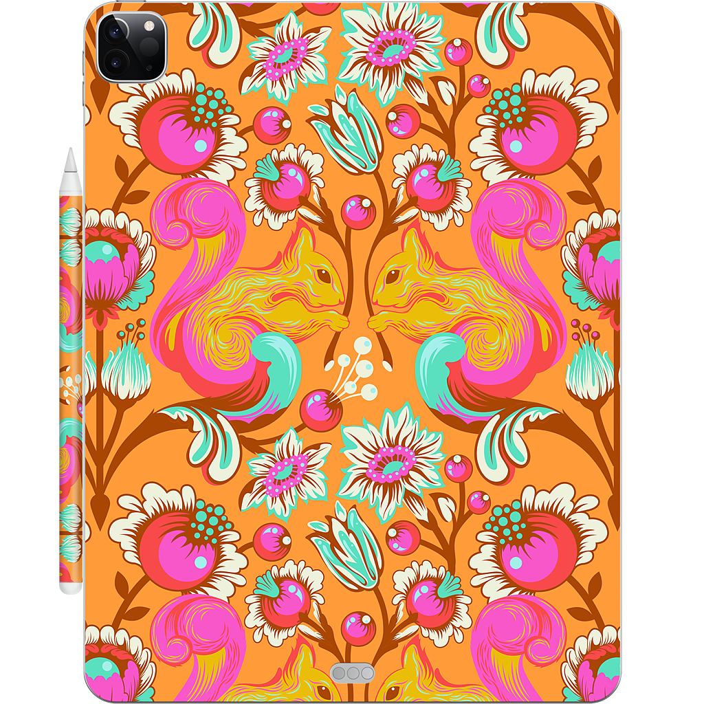 Squirrel Begonia iPad Skin