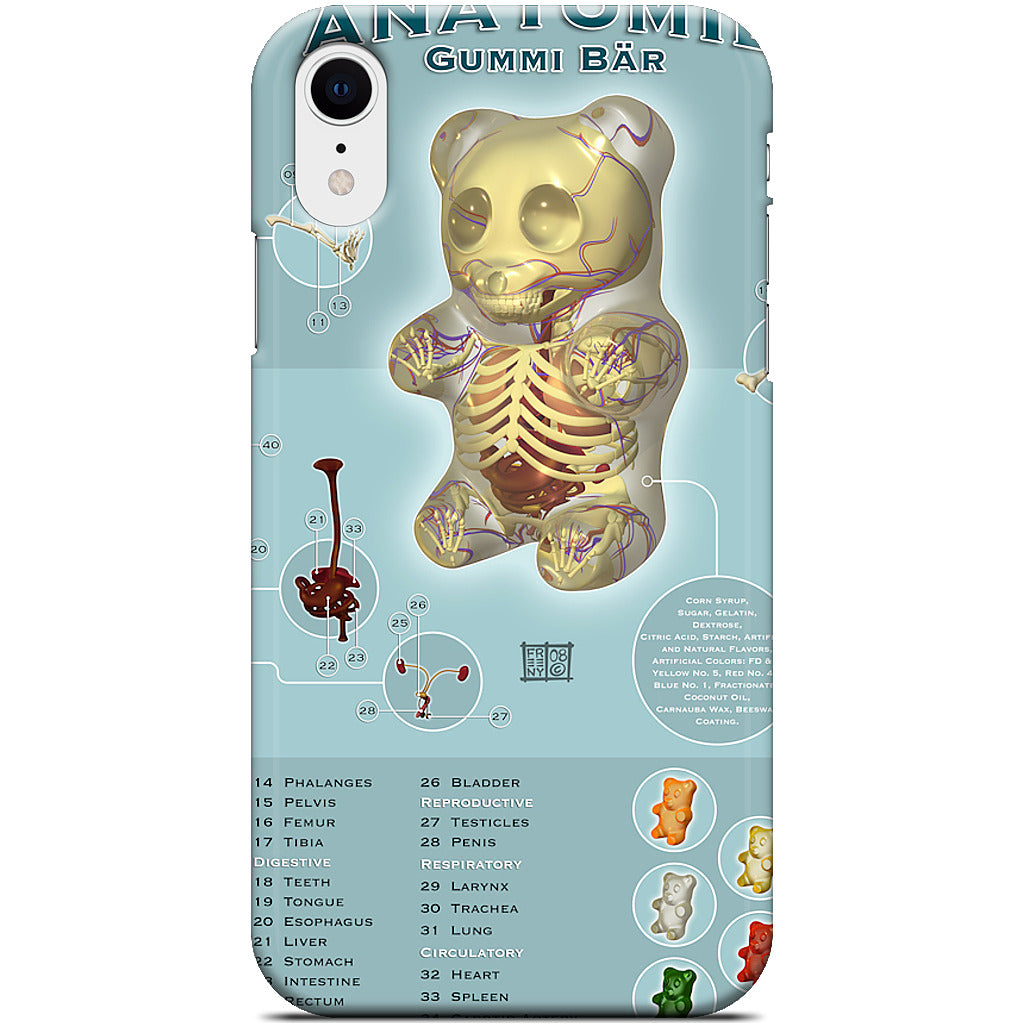Gummi Anatomie iPhone Case