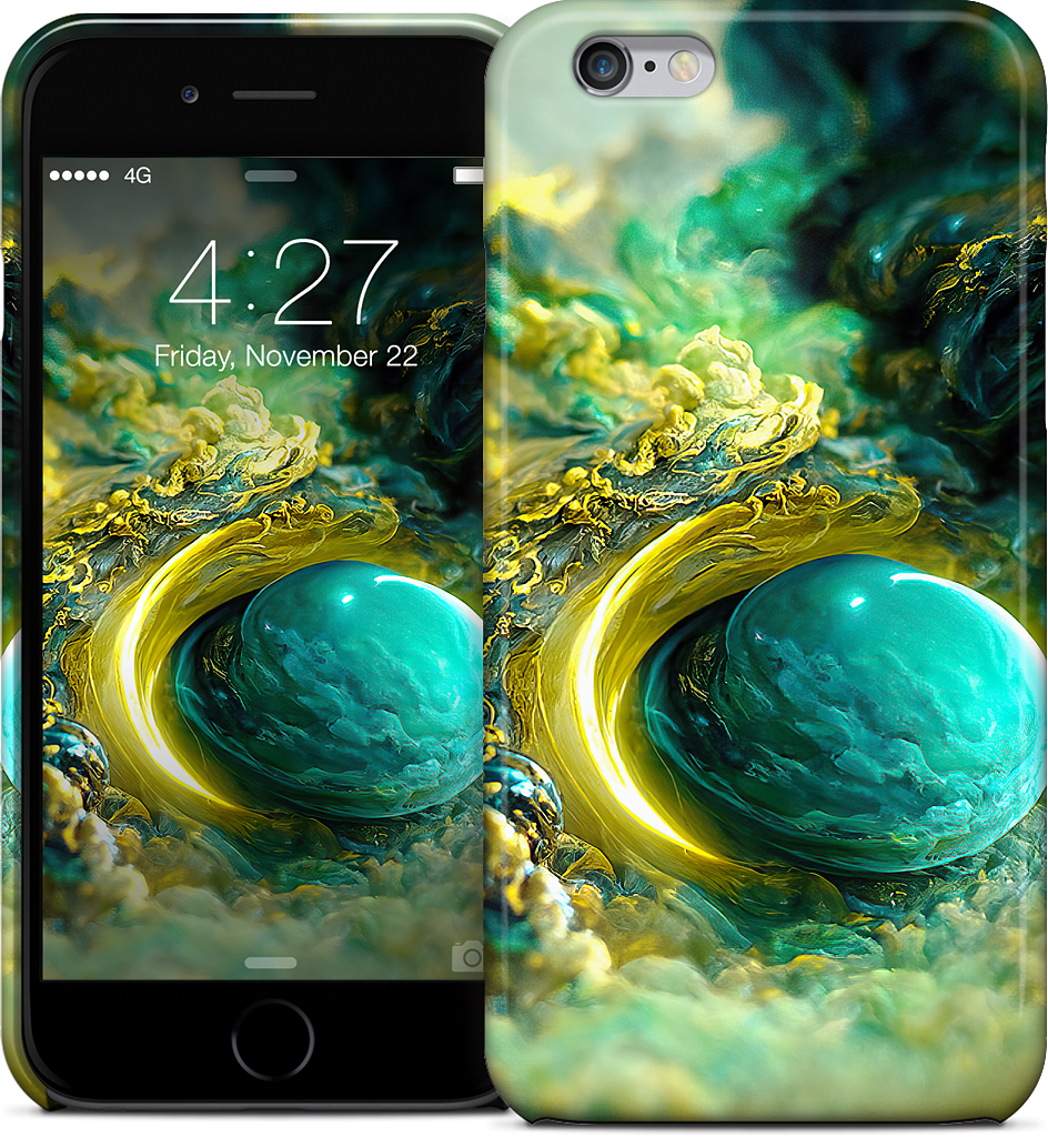 Planetary Accretion iPhone Case