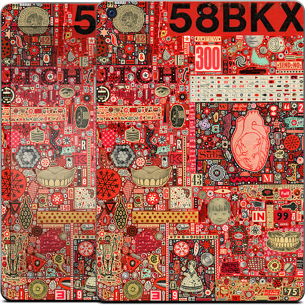Big Numbers - Heart and Teeth iPad Skin