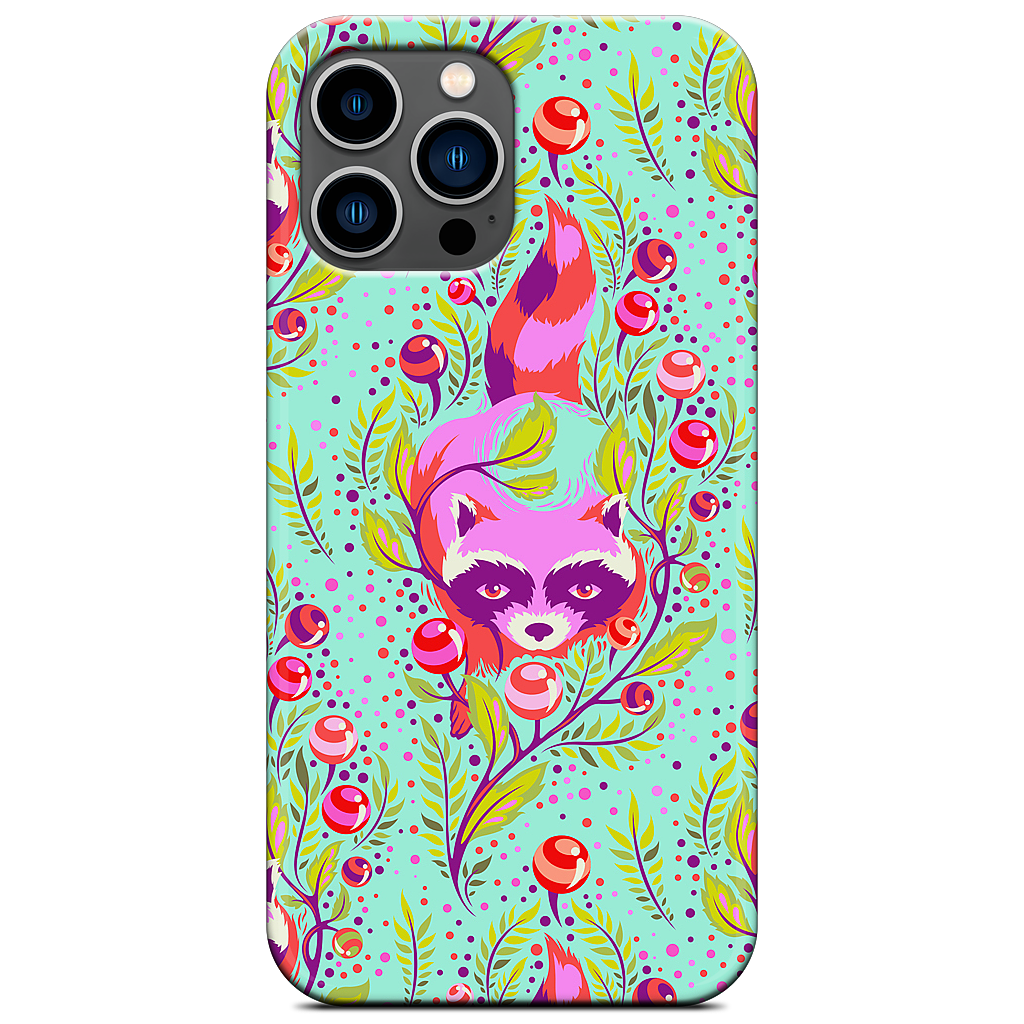 Raccoon Poppy iPhone Case
