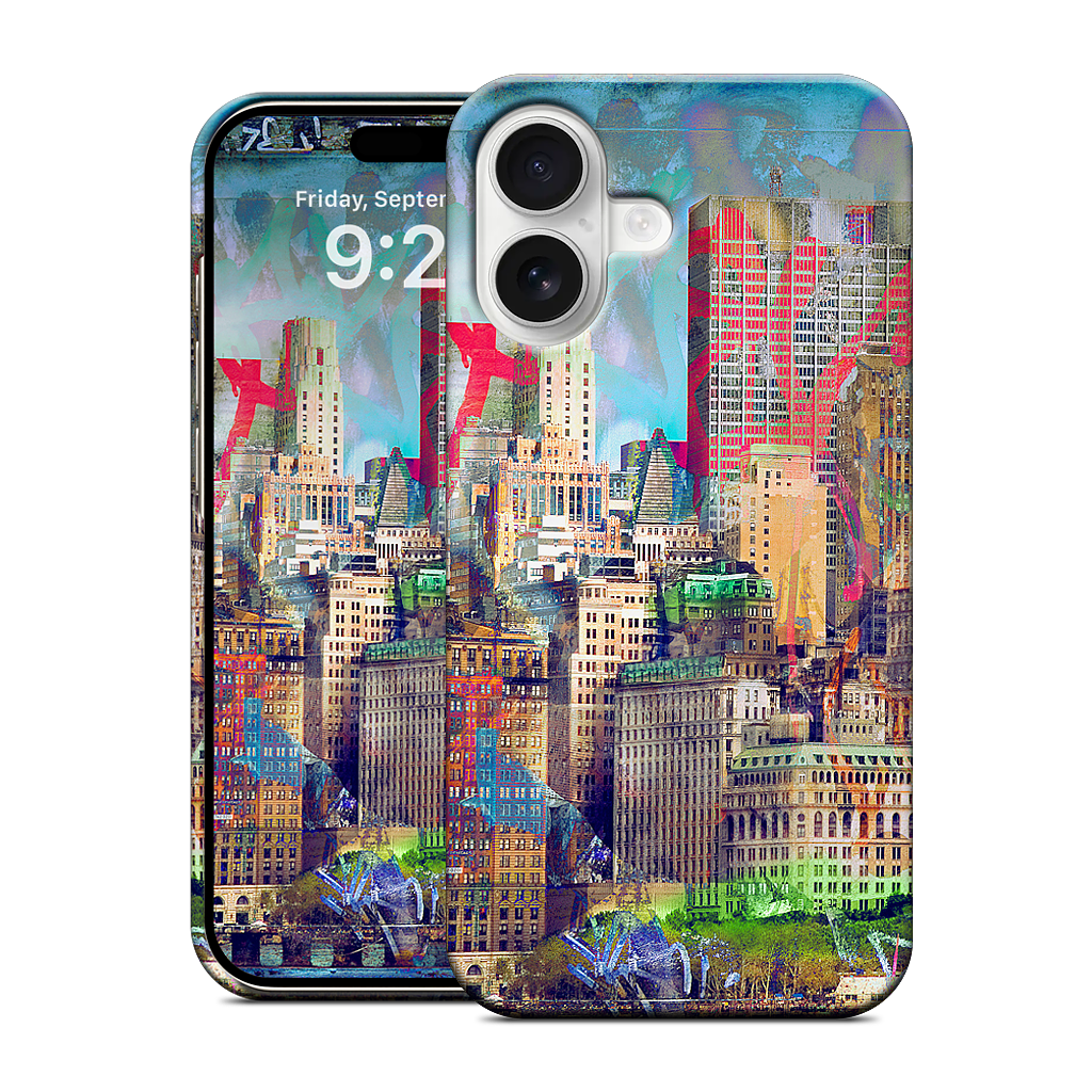 Graffiti Skyline iPhone Case