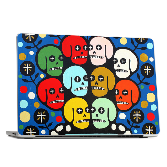 The Many Colors Of Death MacBook Skin
