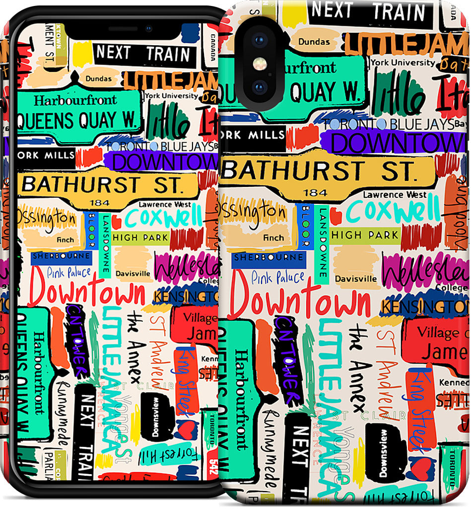 Toronto words iPhone Case