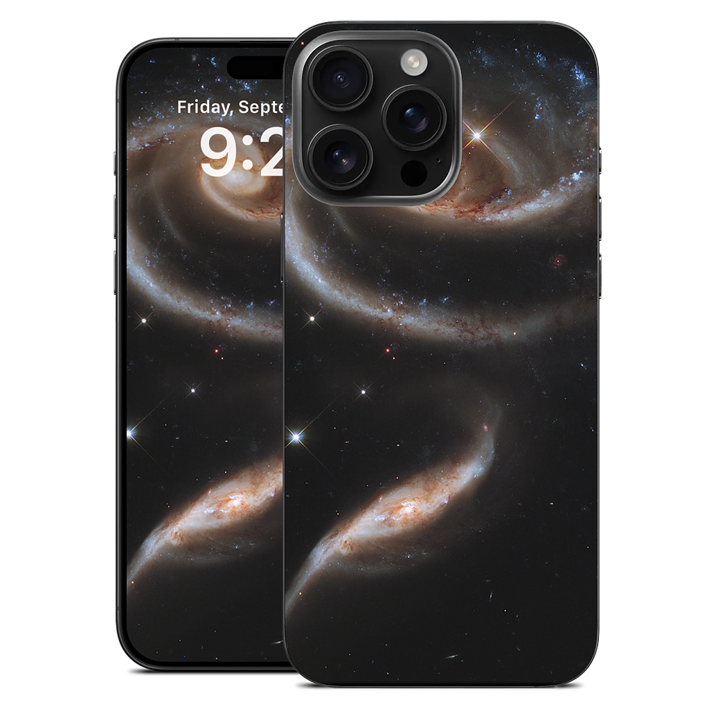 A Rose Of Galaxies iPhone Skin