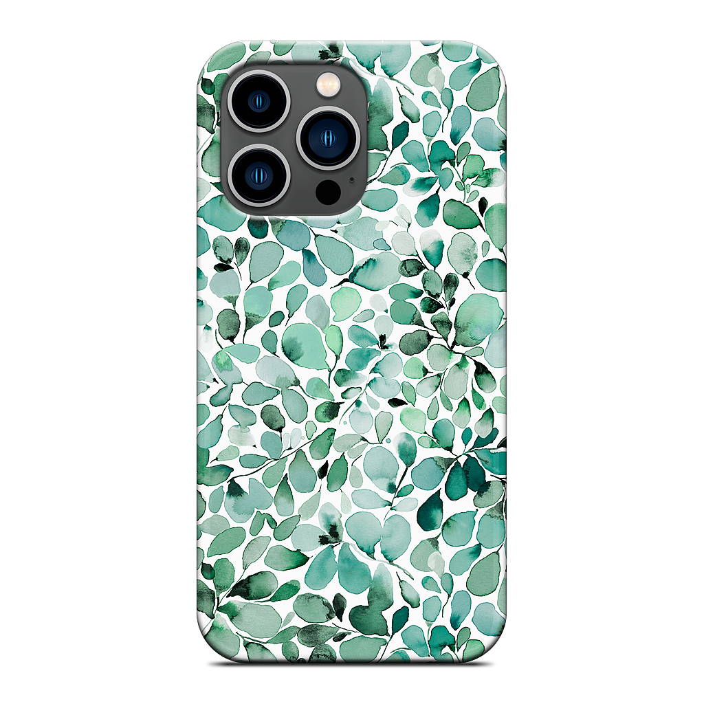 Eucalyptus Leafy Green iPhone Case