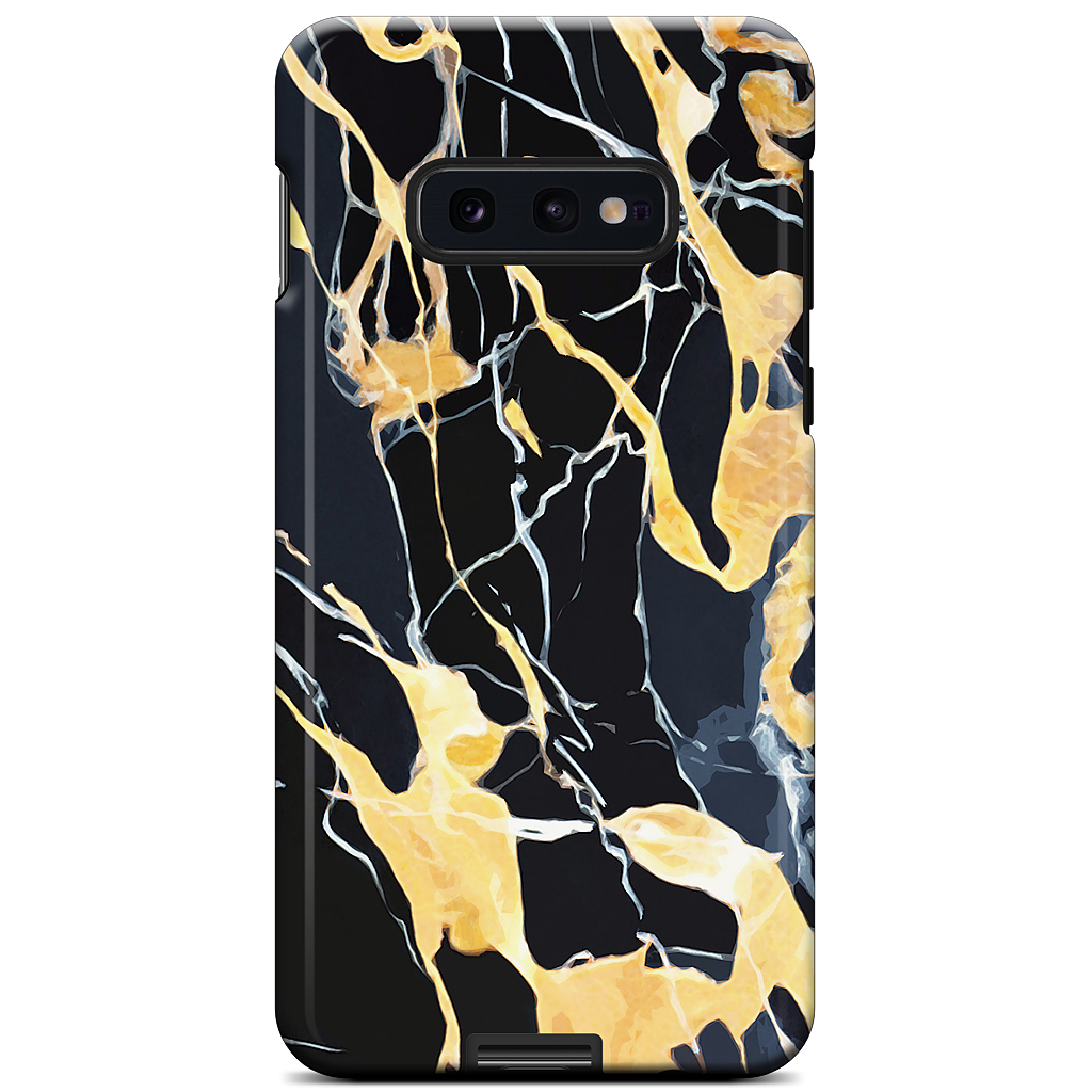 Black Marble Samsung Case