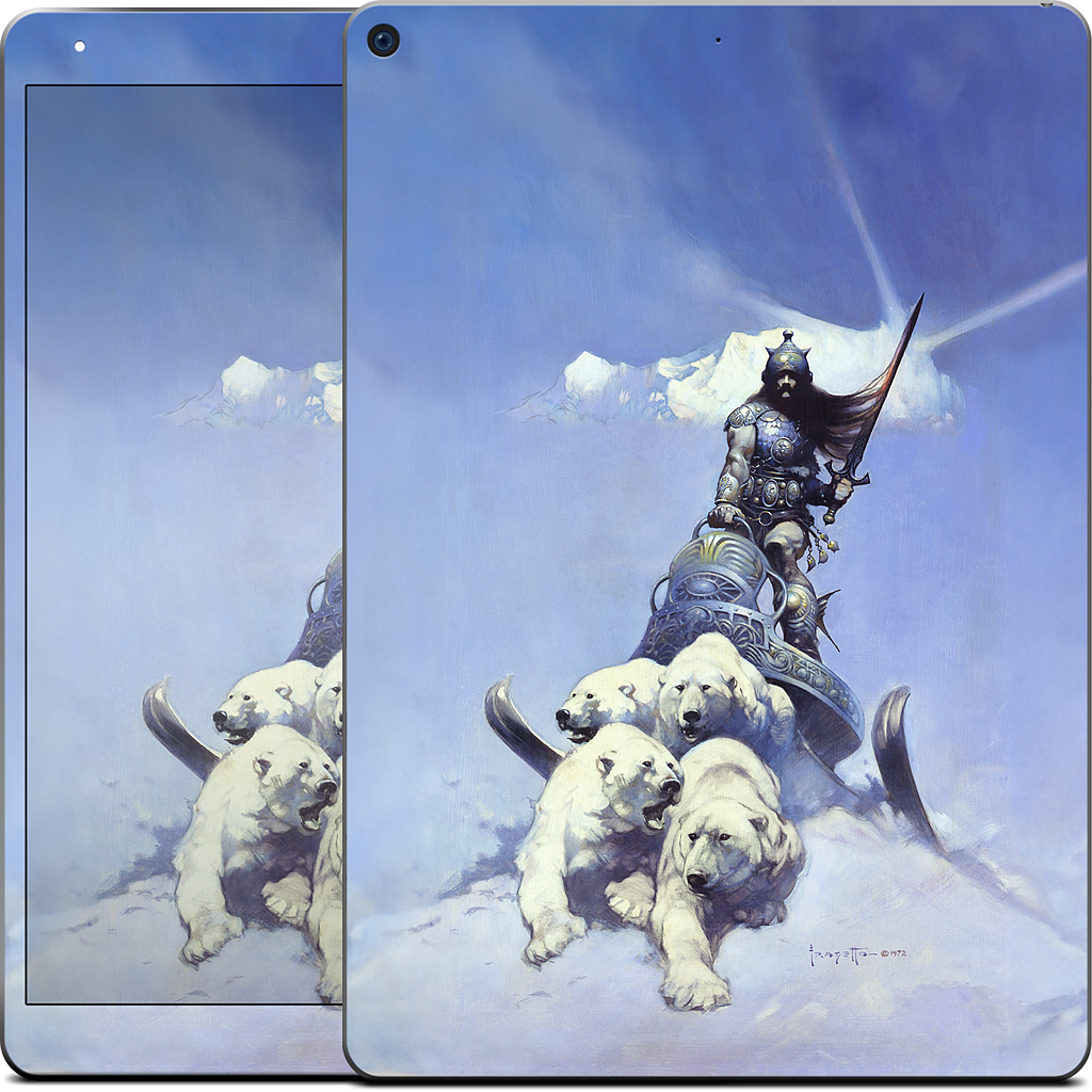 Silver Warrior iPad Skin