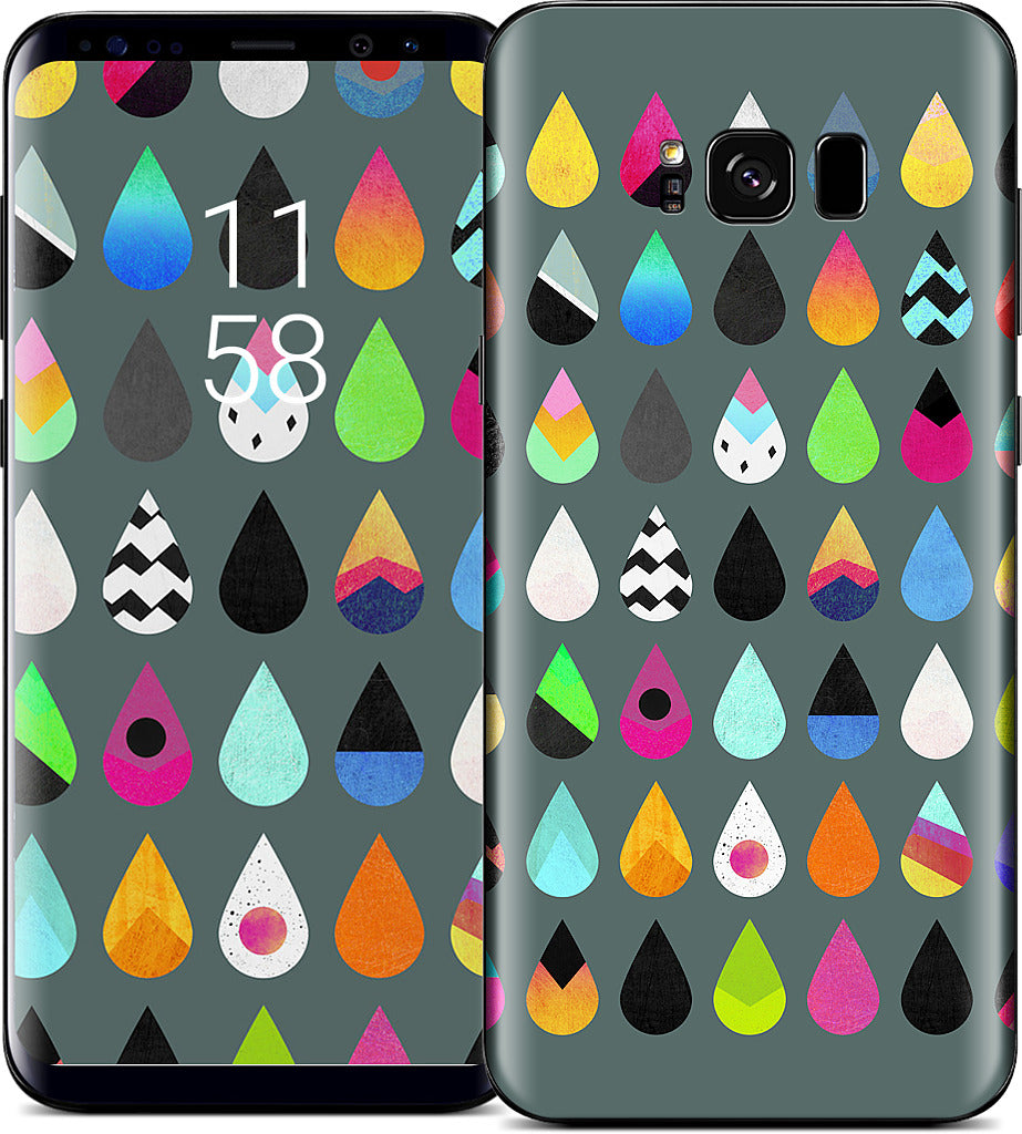 Colorful Rain Samsung Skin