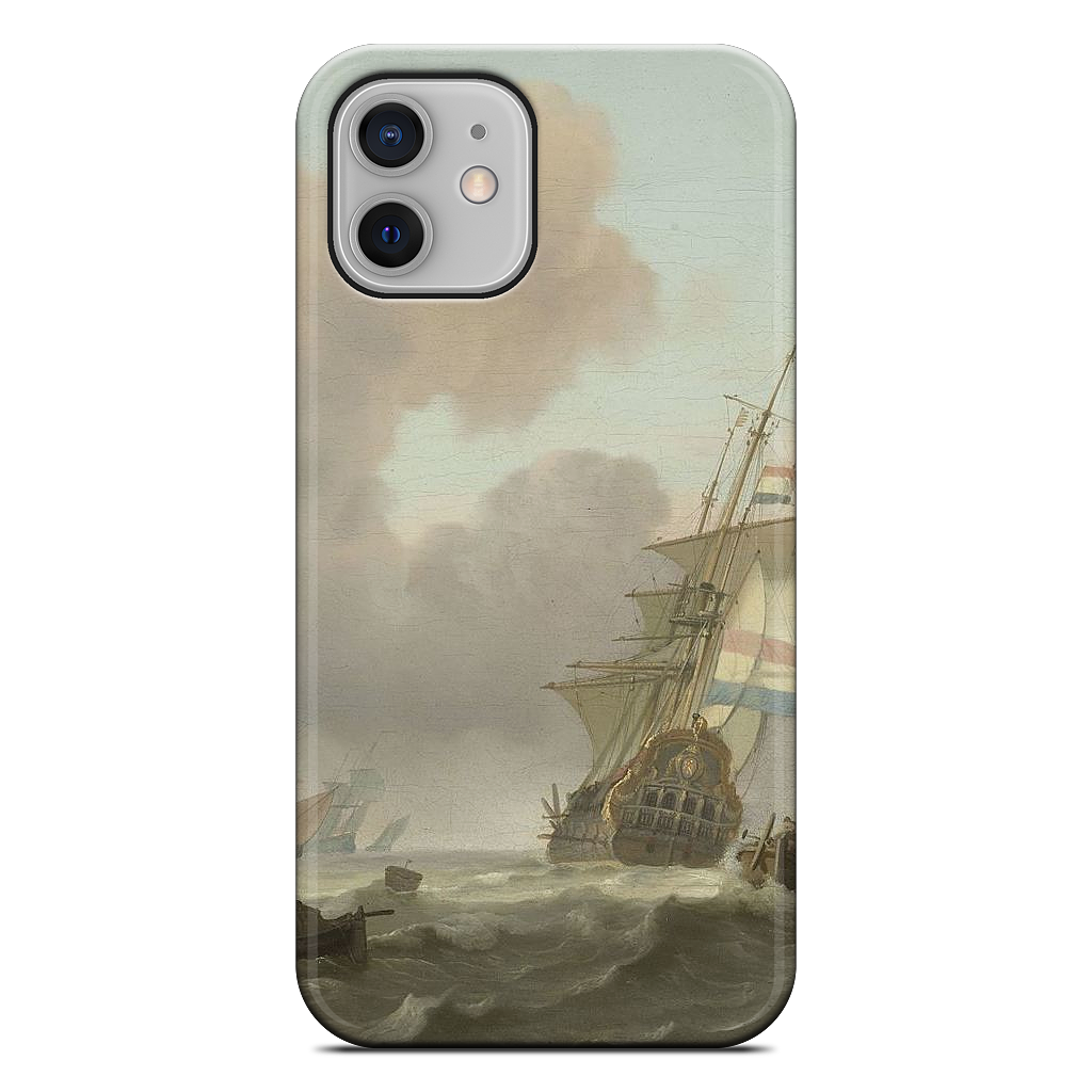 Ships in Choppy Sea iPhone Case