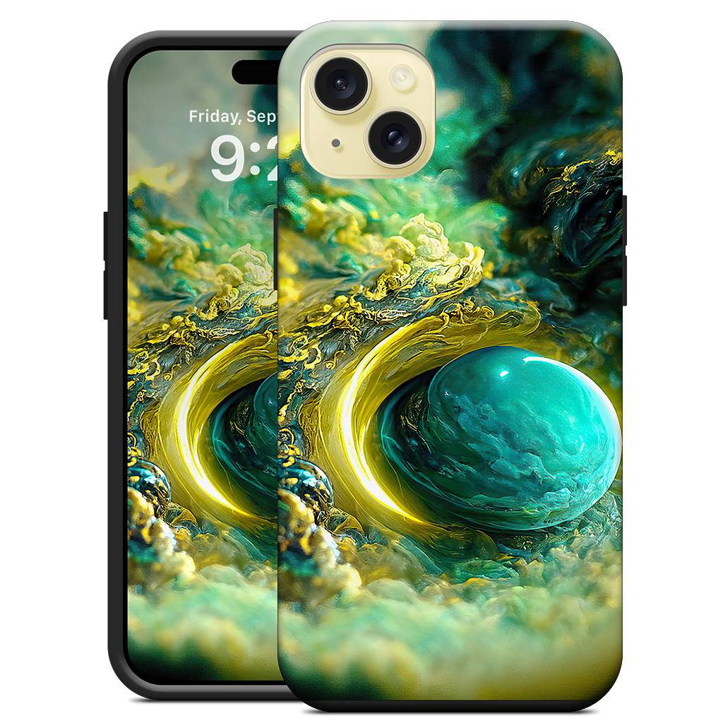 Planetary Accretion iPhone Case