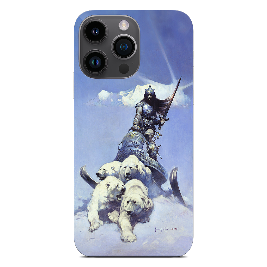 Silver Warrior iPhone Skin