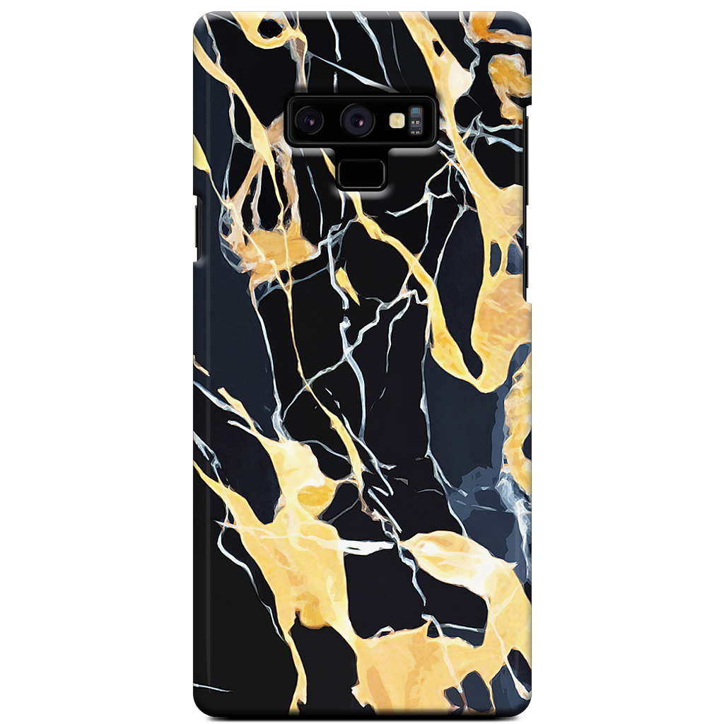 Black Marble Samsung Case