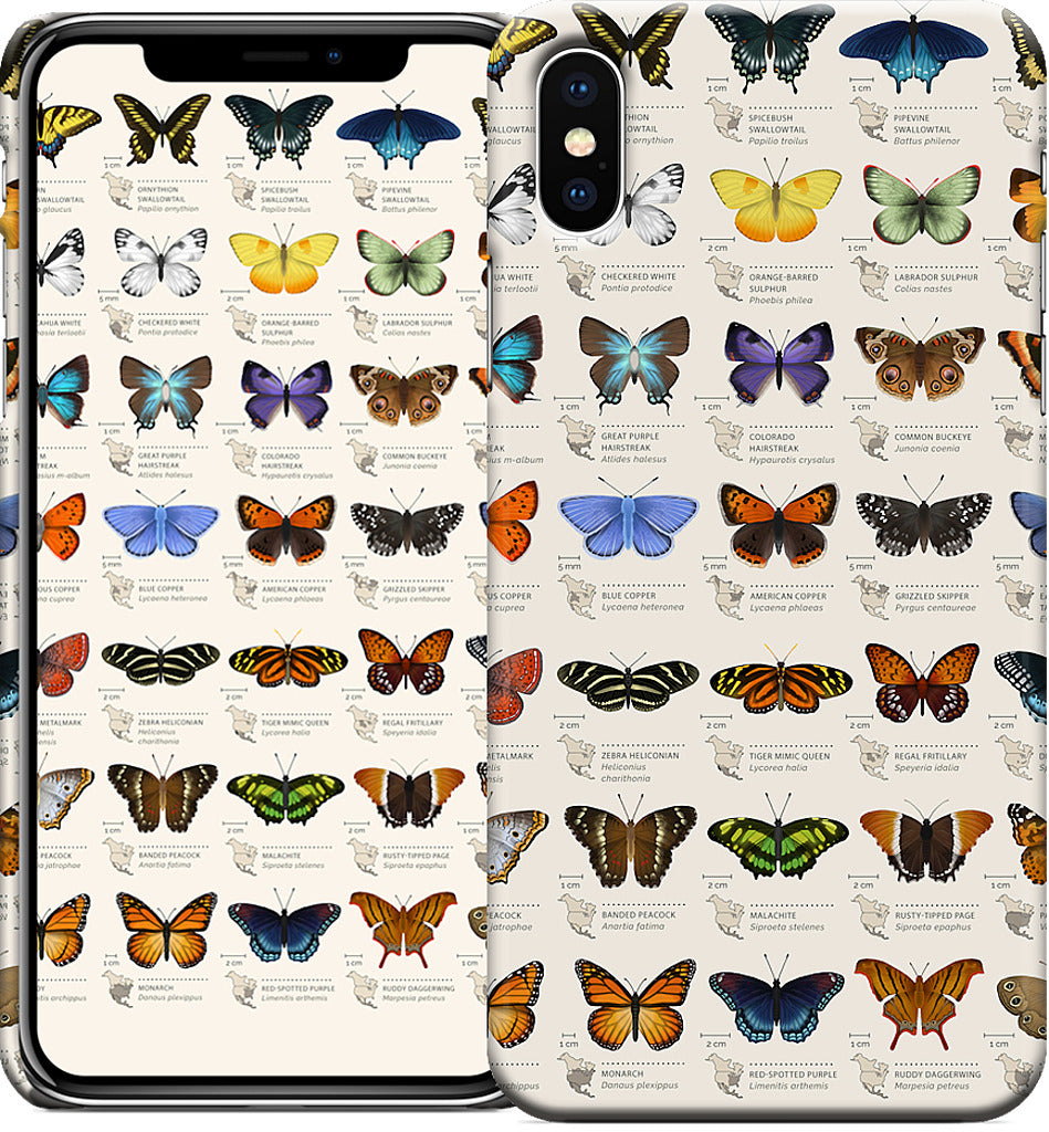 42 North American butterflies iPhone Case