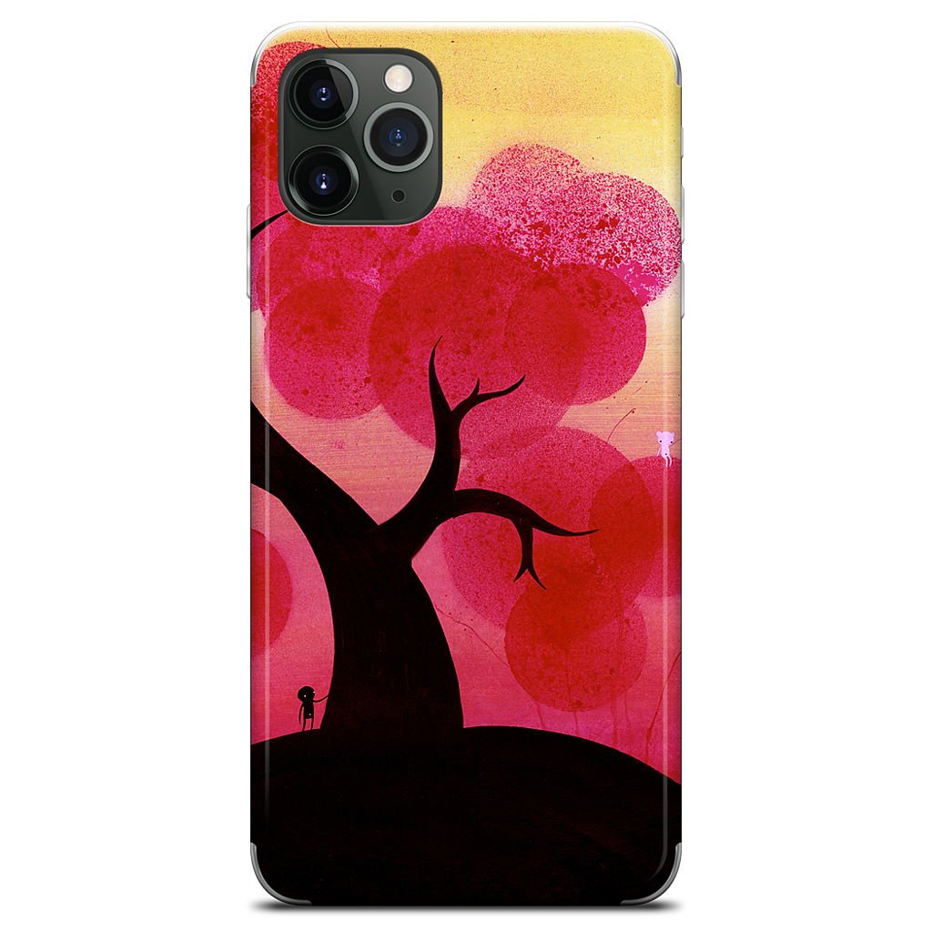 Red Blossoms iPhone Skin