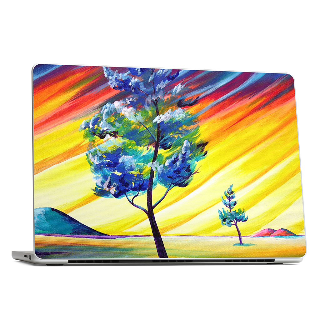 Thick Frost Sunset Glow MacBook Skin