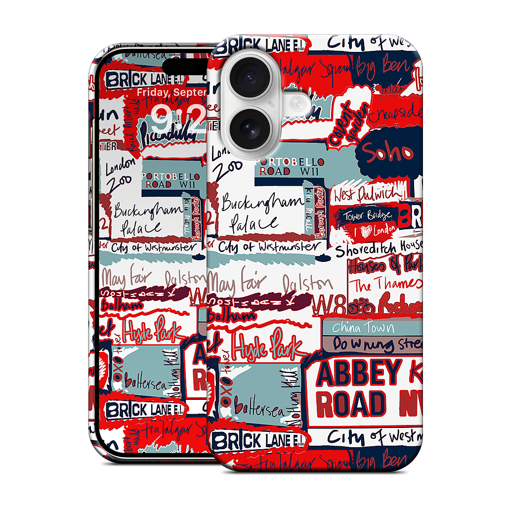 London Words iPhone Case