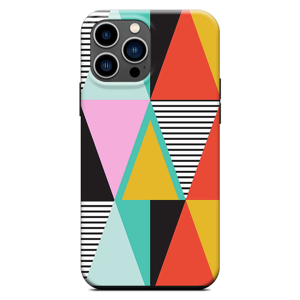 Graphic Triangles iPhone Case