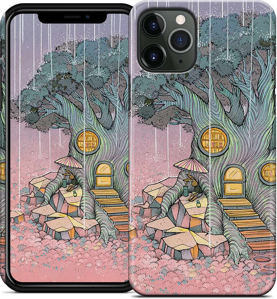 Rainy Day In The Library iPhone Case