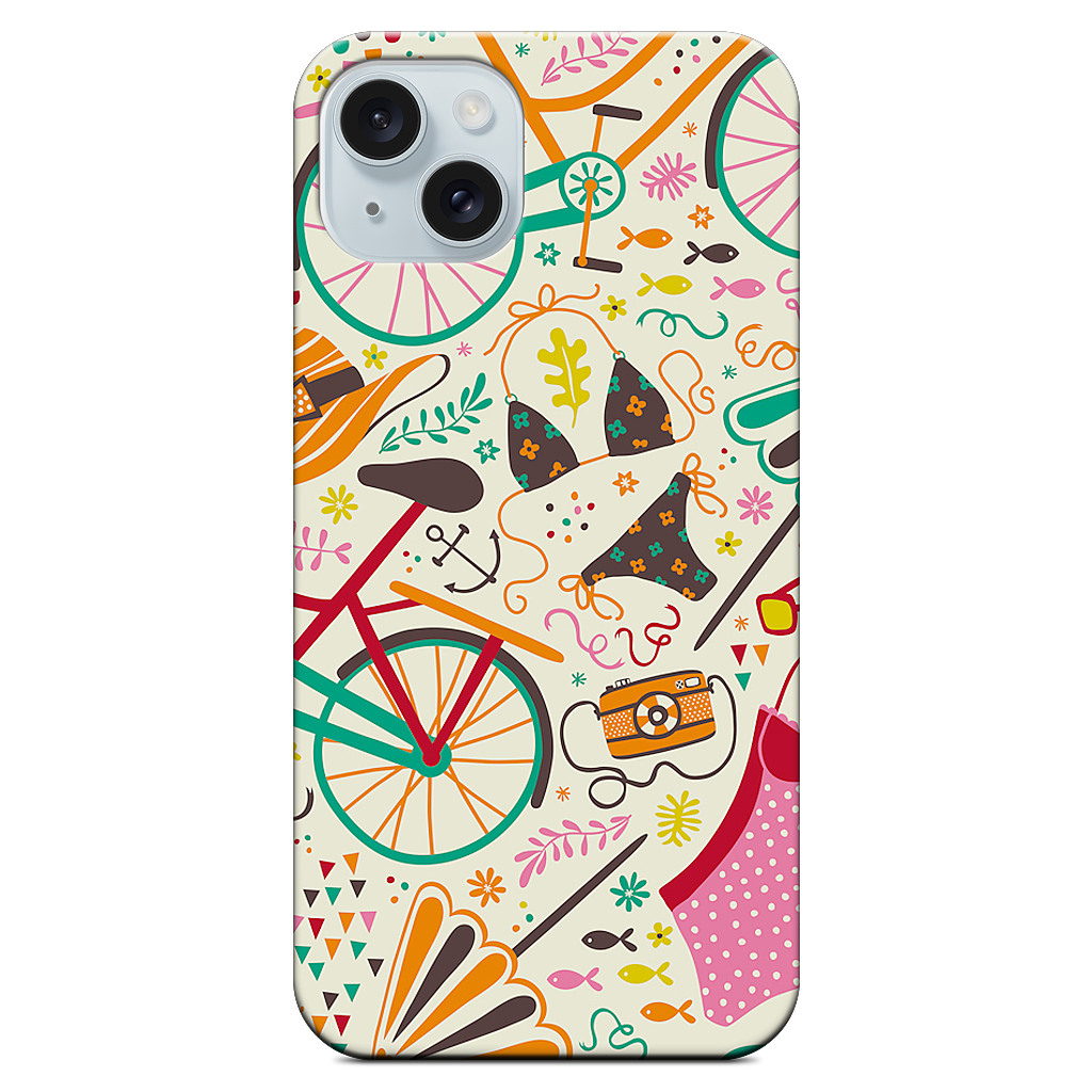 Seaside Cycle iPhone Case