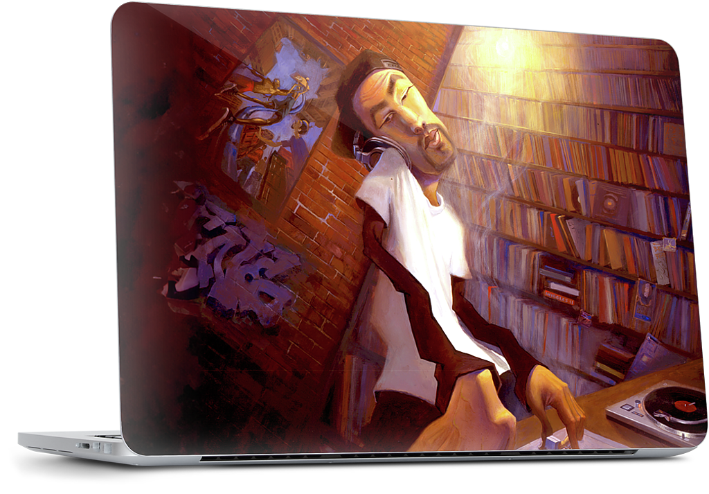 The DJ Dell Laptop Skin
