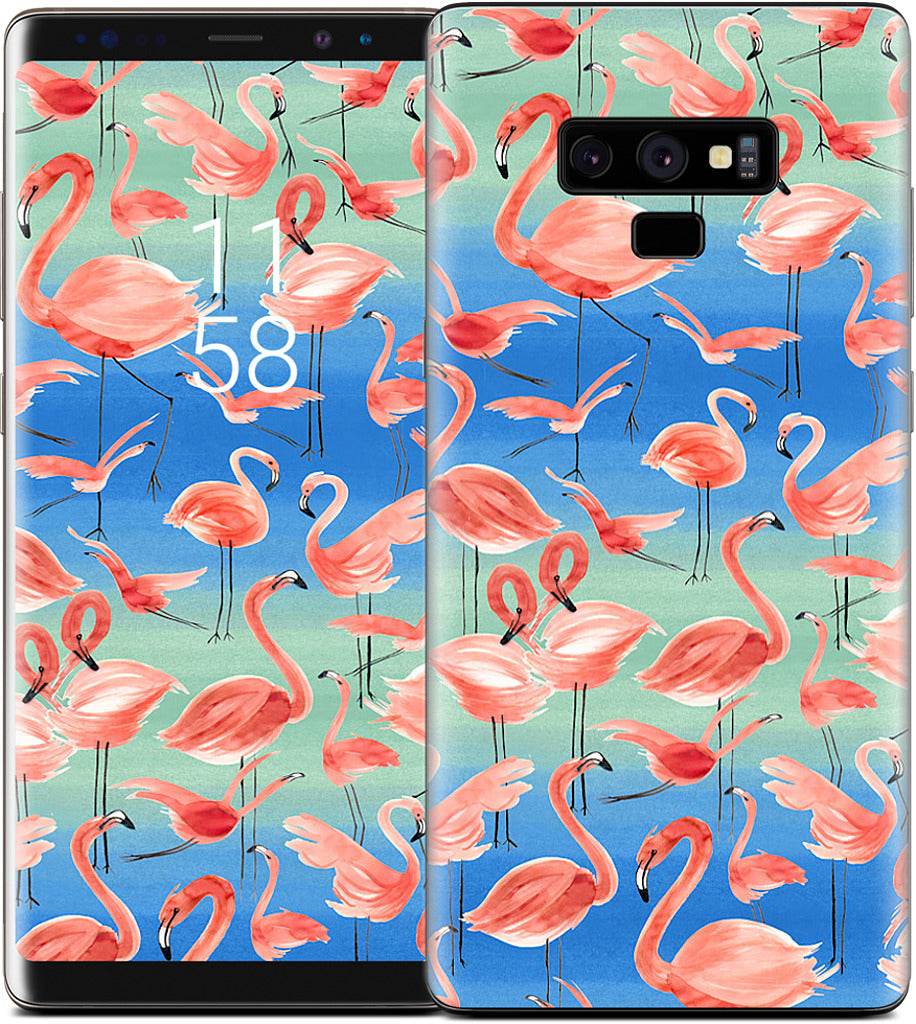 Flamingos Samsung Skin