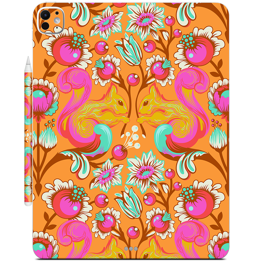 Squirrel Begonia iPad Skin