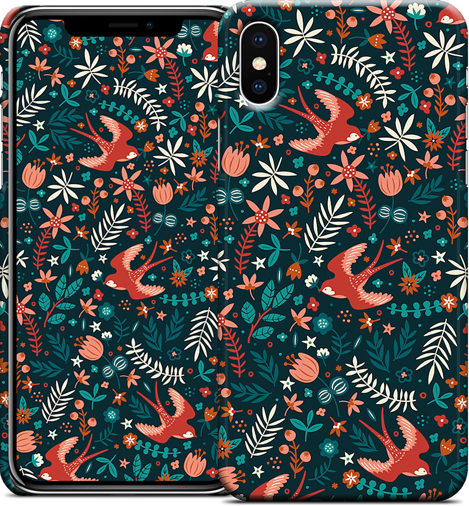 Flying Swallows iPhone Case