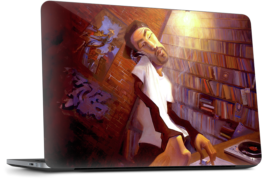 The DJ Dell Laptop Skin