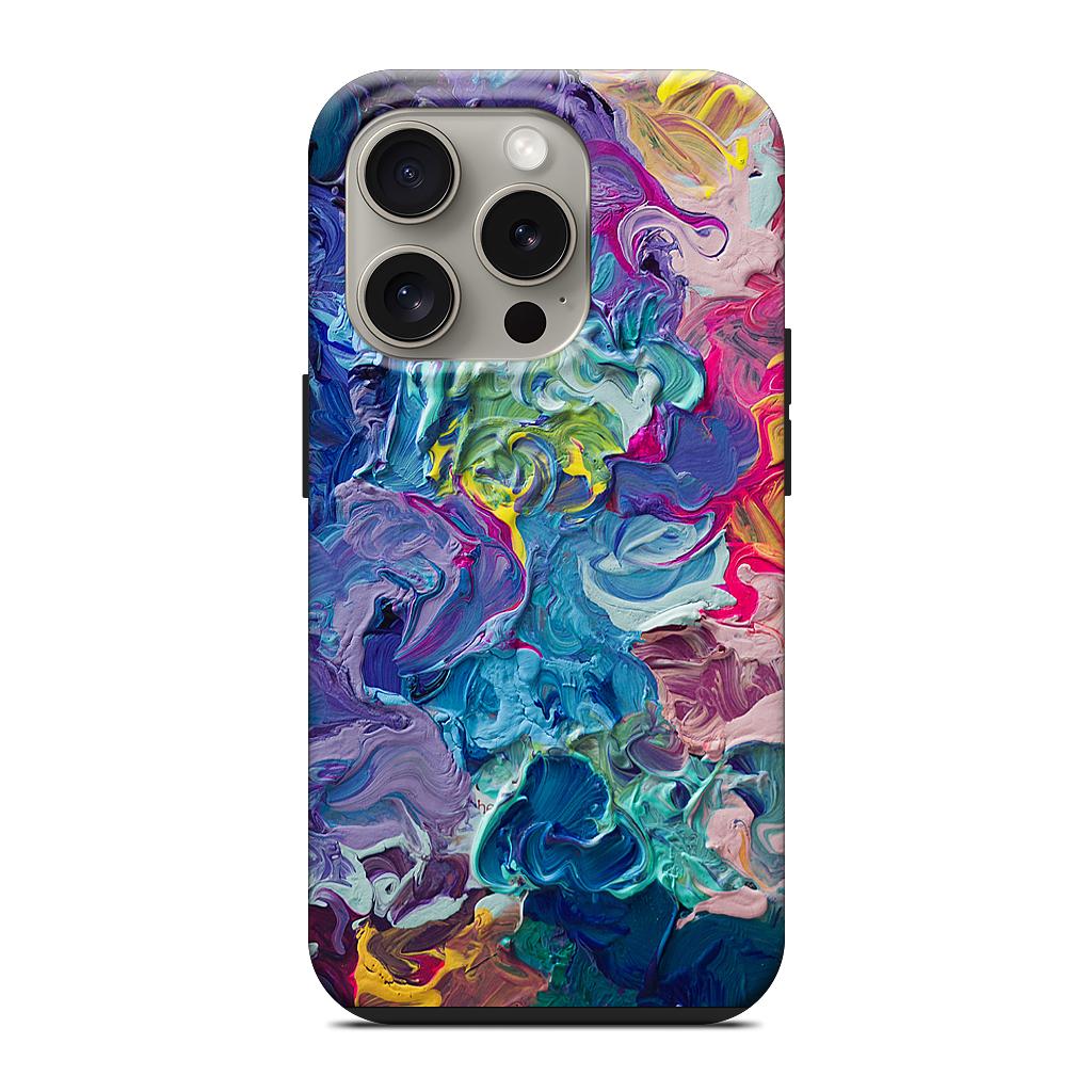 Rainbow Flow Abstract iPhone Case