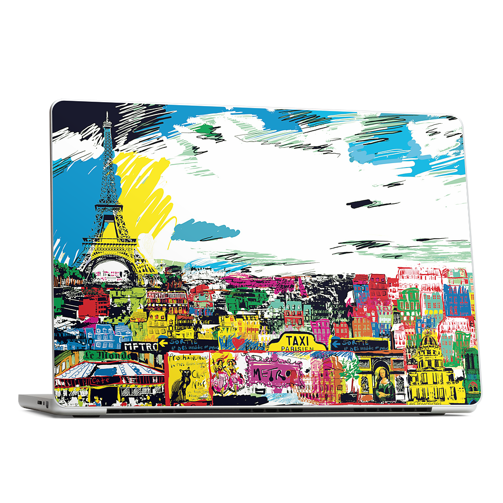 Paris Skyline MacBook Skin
