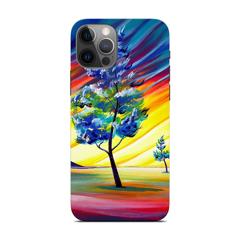 Thick Frost Sunset Glow iPhone Skin