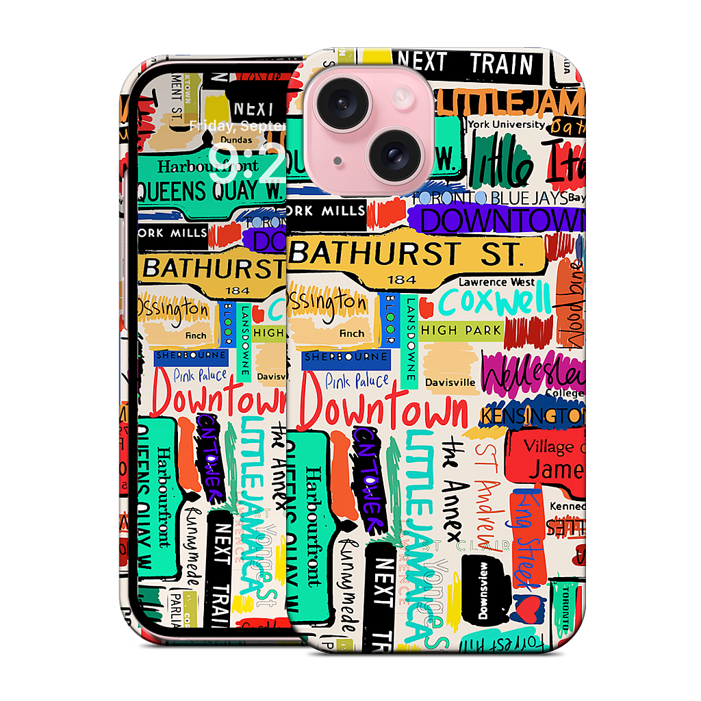 Toronto words iPhone Case