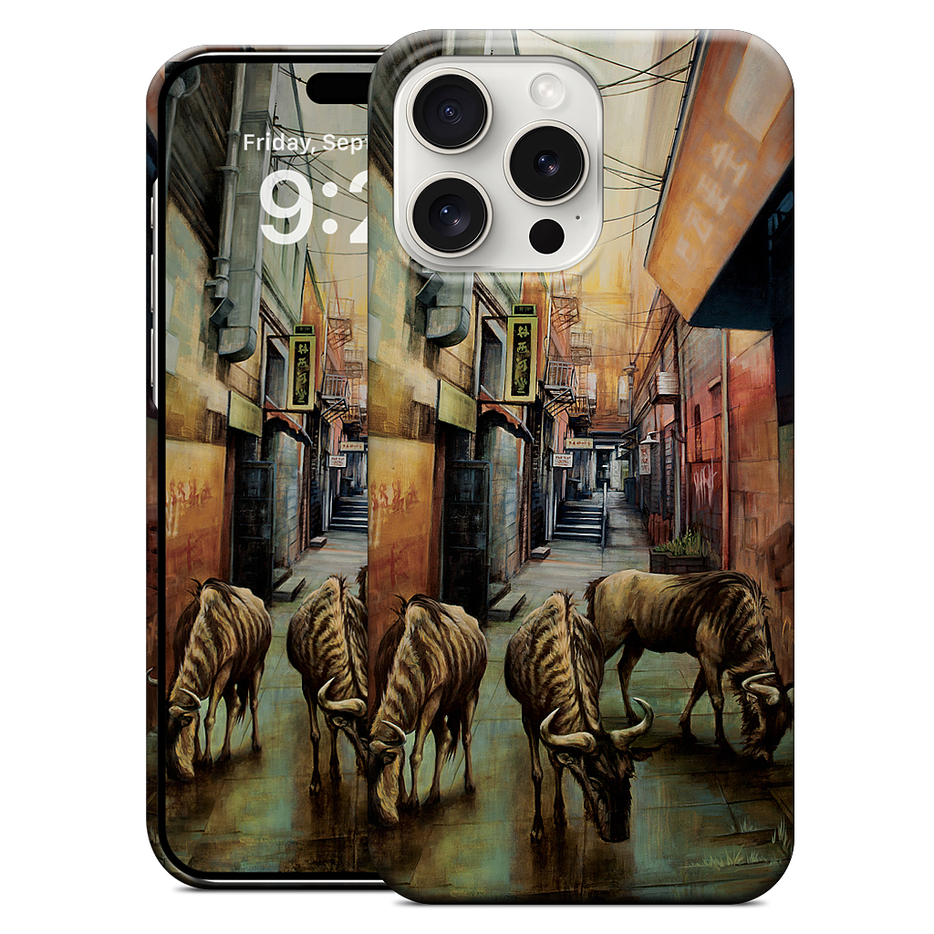 "Street of Three Beasts" -Levinson iPhone Case