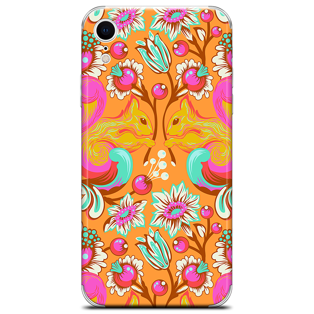 Squirrel Begonia iPhone Skin