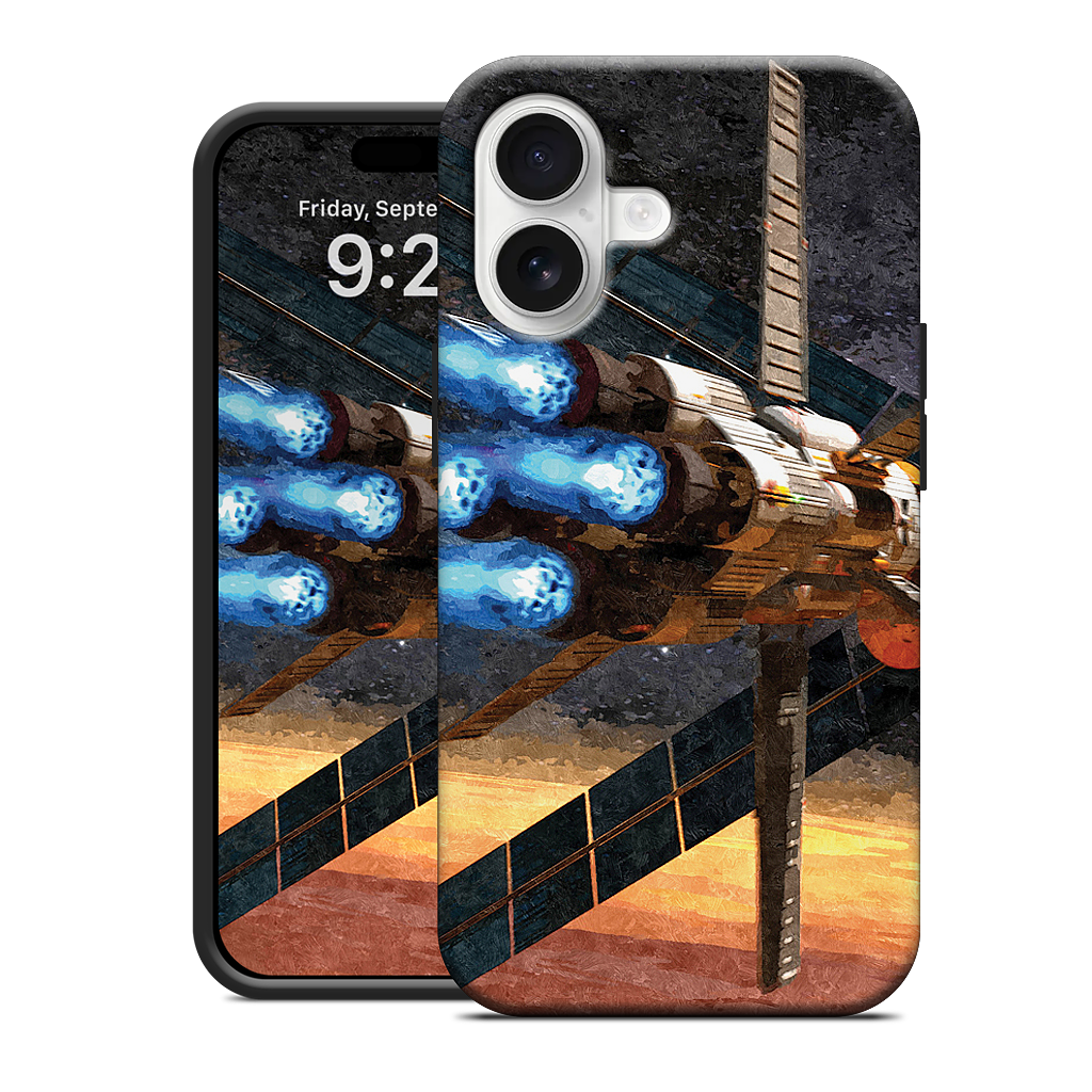 Mars Orbit iPhone Case