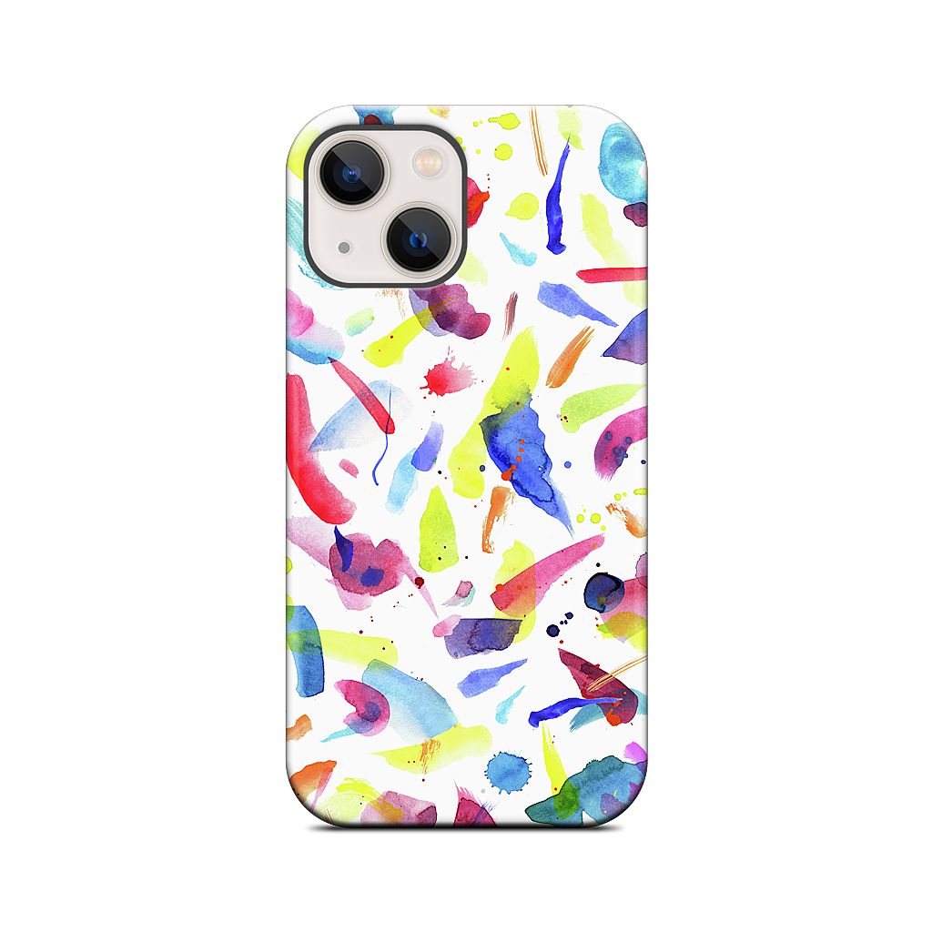 Watercolor Summer Brushstrokes iPhone Case